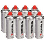 8 cartuchos de gás Alpentech de 380 ml, certificado: PI 0875