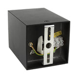 Luminária de superfície/tubo Maclean 3x, spot, quadrada, alumínio, GU10, 80x80x115mm, preta, MCE426 B + 3 lâmpadas LED de 5W