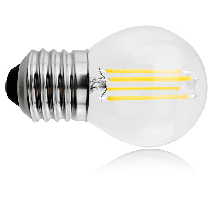 6 lâmpadas de filamento LED Maclean E27, 6W, 230V, branco quente WW 3000K, 600lm, decorativa retro Edison G45, MCE284