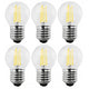 6 lâmpadas de filamento LED Maclean E27, 6W, 230V, branco quente WW 3000K, 600lm, decorativa retro Edison G45, MCE284