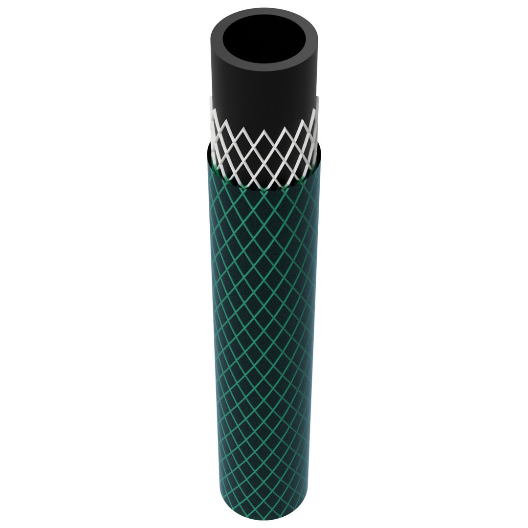 Conjunto de jardim - 50 m de mangueira de 1/2", carrinho, engate rápido - passante e batente, aspersor reto, ligação rosca fêmea