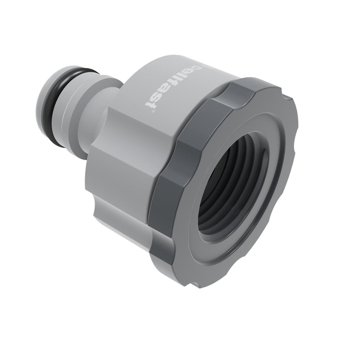 Conjunto de jardim - 50 m de mangueira de 1/2", carrinho, engate rápido - passante e batente, aspersor reto, ligação rosca fêmea