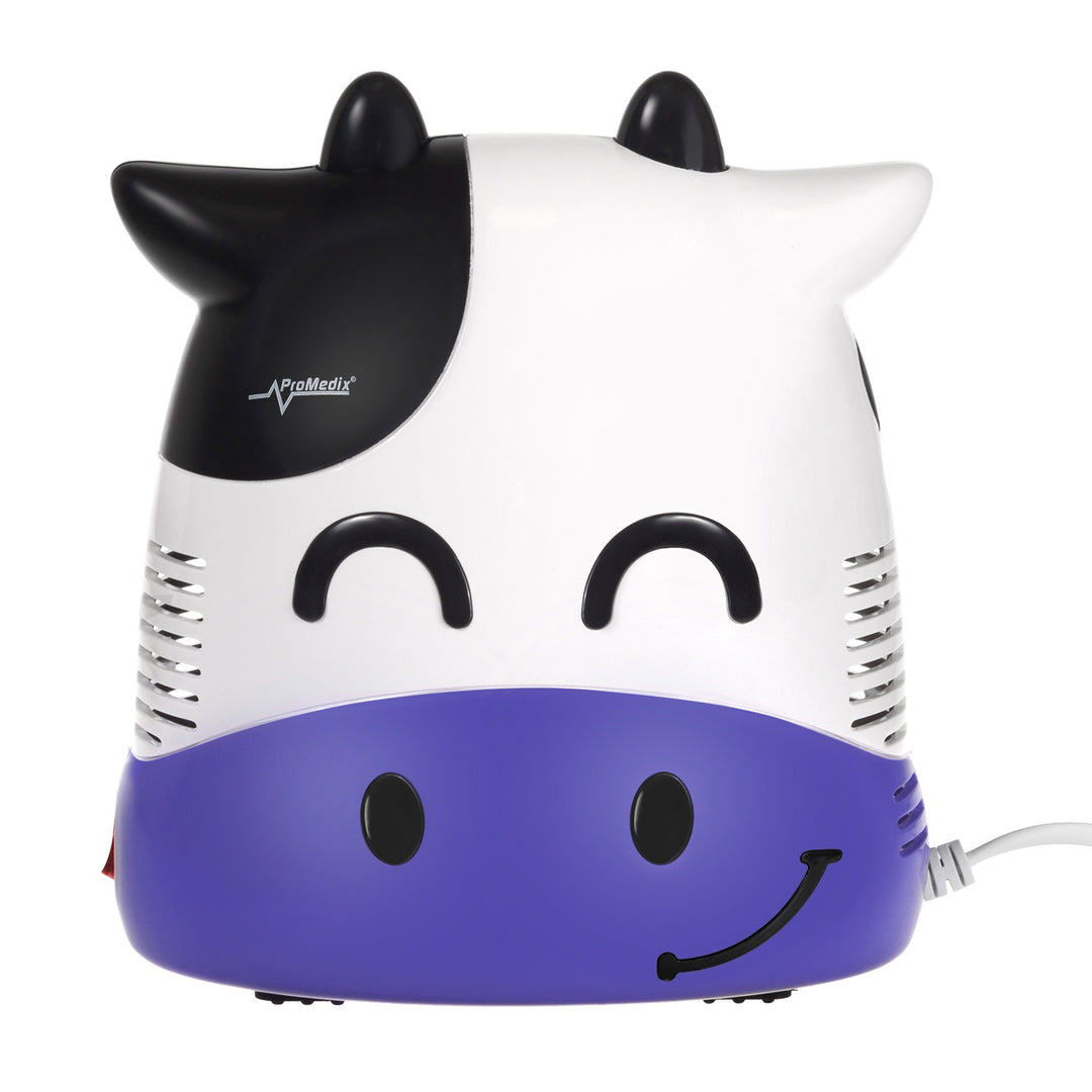 Inalador infantil Promedix, Fudge, conjunto nebulizador, máscaras, filtros, chupeta, PR-810