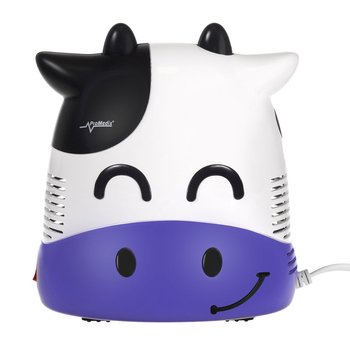 Inalador infantil Promedix, Fudge, conjunto nebulizador, máscaras, filtros, chupeta, PR-810