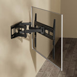 Soporte para televisor Maclean, VESA máximo 600 x 400, compatible con televisores curvos, 37-80", 35 kg, MC-710N