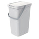 Caixote do Lixo de Reciclagem Keden Systema Q Caixote do Lixo 20L Cinza