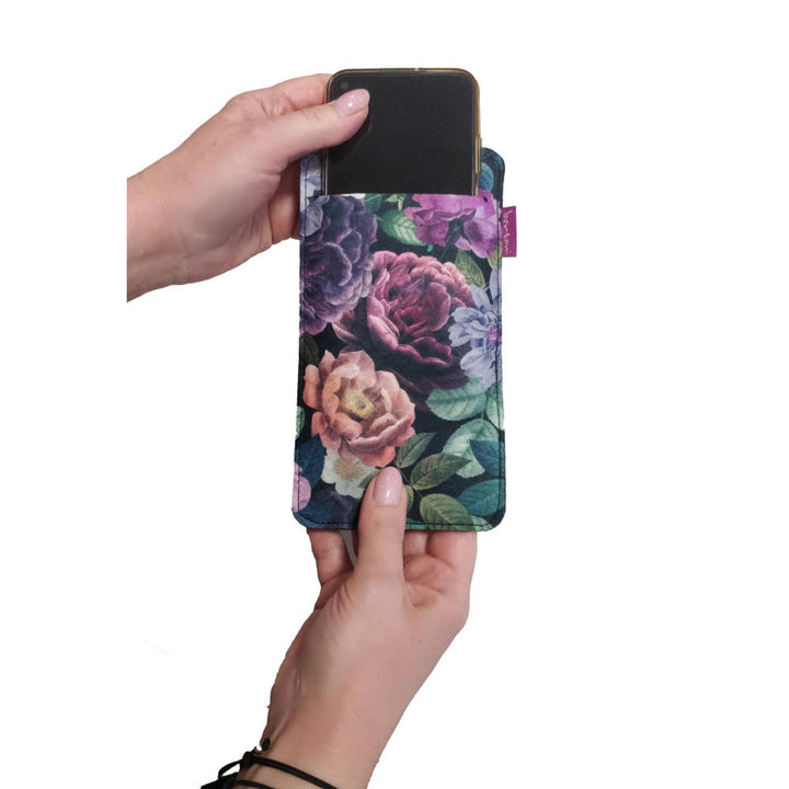 Capa para smartphone de feltro ecológica Bertoni (105x195 mm, Valencia Design) EE0024
