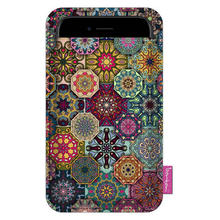 Capa para smartphone de feltro ecológica Bertoni (105x195 mm, Valencia Design) EE0024