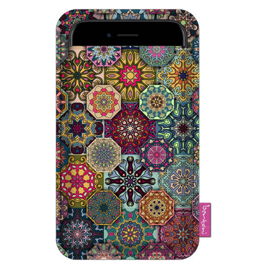 Bertoni Funda para Smartphone de Fieltro Ecológico (105x195 mm, Diseño Valencia) EE0024