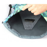 Bertoni Arco Design Bolsa Traseira Impressão em Cores, Mochila Impermeável, Impressão Triangular, EE0036