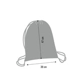 Bertoni Arco Design Bolsa Traseira Impressão em Cores, Mochila Impermeável, Impressão Triangular, EE0036