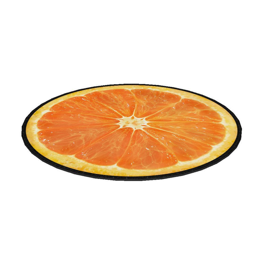 Almofada para cadeira Bertoni Almofada decorativa de feltro para cozinha (35 cm, laranja), EE0066