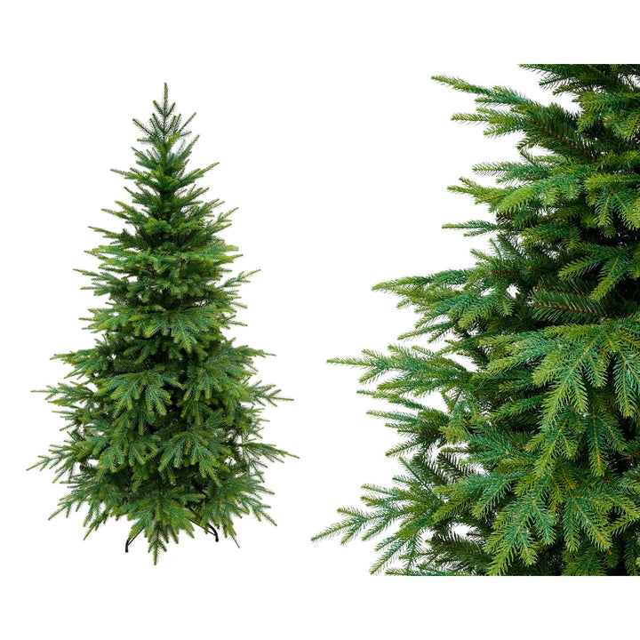 Virpol Árbol de Navidad Artificial Clásico Abeto del Cáucaso con Soporte, 190 cm