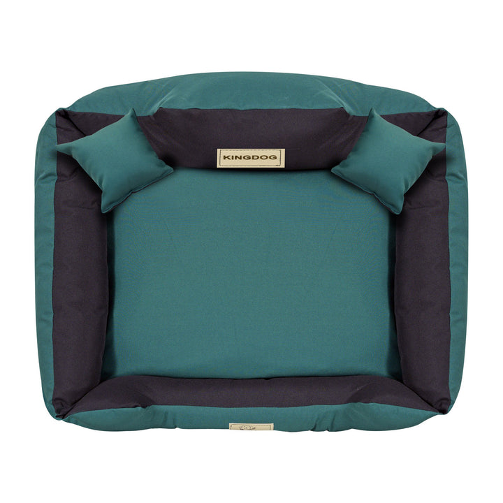Cama para cão KINGDOG KINMIC75/65ZIE 75x65 cm verde/preto