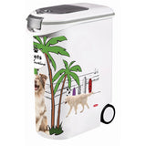 Curver PetLife Recipiente de Alimentos Recipiente de Ração para Animais de Estimação Cães Gatos 20 kg