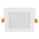 Painel de teto LED Maclean MCE373 S, montagem embutida fina, 9 W, branco neutro 4000 K, 120 x 120 x 26 mm, 900 lm