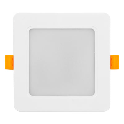 Painel de teto LED Maclean MCE373 S, montagem embutida fina, 9 W, branco neutro 4000 K, 120 x 120 x 26 mm, 900 lm