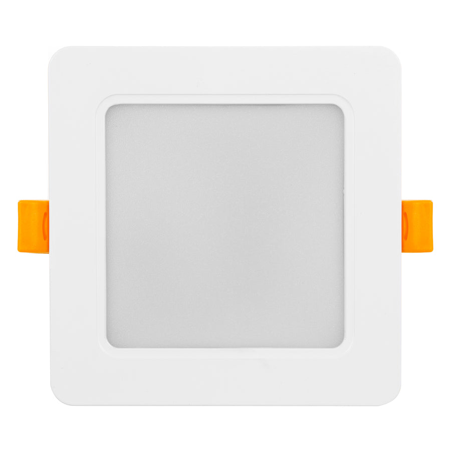 Painel de teto LED Maclean MCE373 S, montagem embutida fina, 9 W, branco neutro 4000 K, 120 x 120 x 26 mm, 900 lm