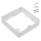 Adaptador de montagem superficial Maclean MCE379 S para painel LED de 18 W, quadrado, 170*170*38 mm