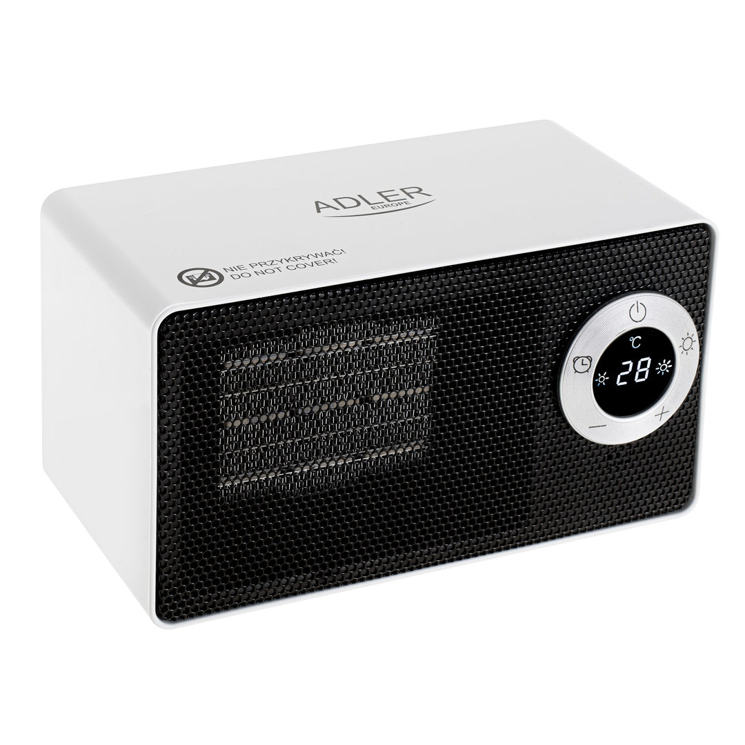Aquecedor cerâmico Adler AD 7746 com visor LCD