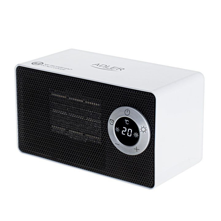 Aquecedor cerâmico Adler AD 7746 com visor LCD