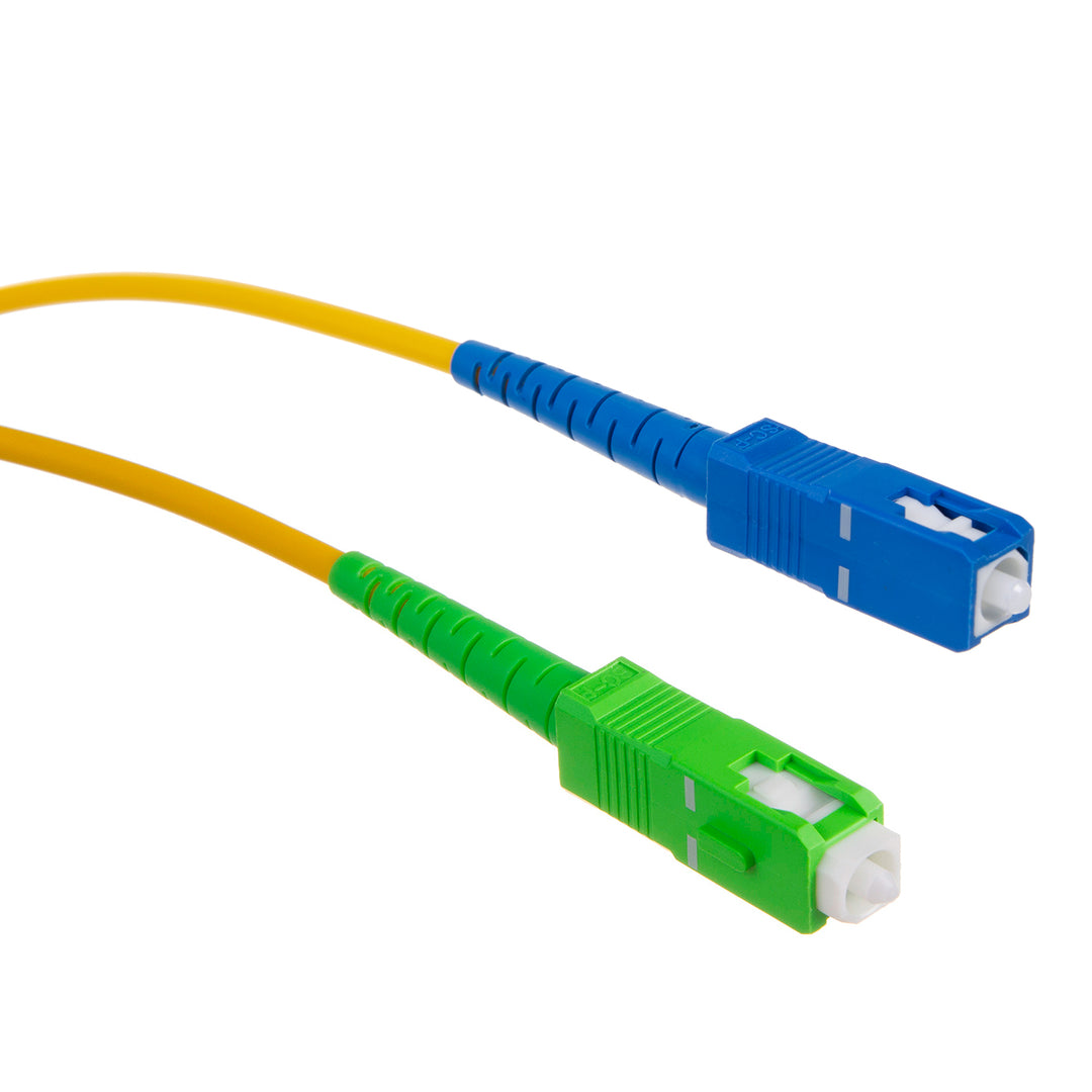 Cabo patchcord de fibra ótica Maclean MCTV-403, SC/APC-SC/UPC SM 9/125 LSZH, monomodo, comprimento 5 m, simplex, G657A2