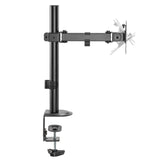 Maclean MC-572N Soporte de sobremesa para monitor LCD, brazo único, VESA 75x75 y 100x100, 17-32", 9kg