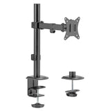 Maclean MC-572N Soporte de sobremesa para monitor LCD, brazo único, VESA 75x75 y 100x100, 17-32", 9kg