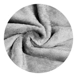 Medicline Manta de Poliester, Gruesa, Lisa, Gris, 160x200 cm