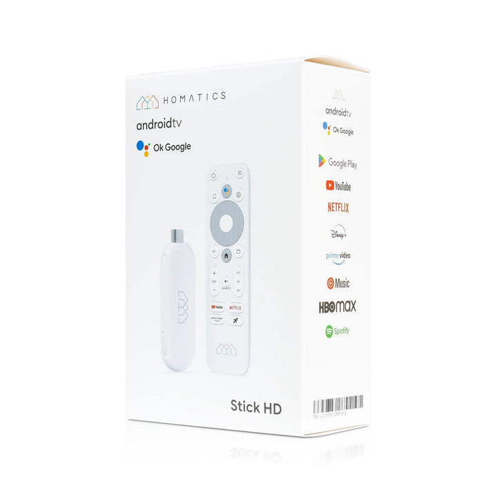 Leitor multimédia Homatics Android TV 11, 32 GB, 1 GB de RAM, HD Stick