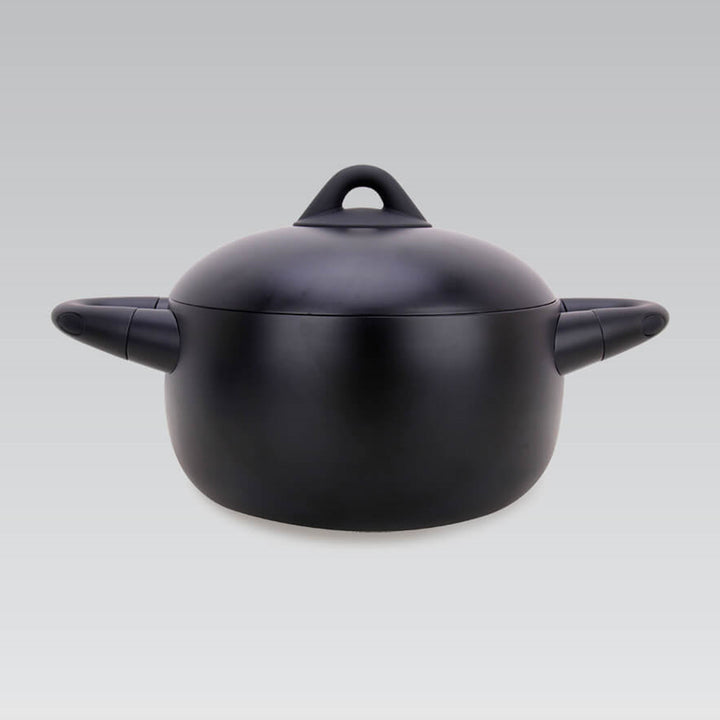Maestro - Panela com tampa, Alumínio fundido robusto, Design ergonómico, Revestimento interior antiaderente, Base de indução (diâmetro - Ø 22 cm)
