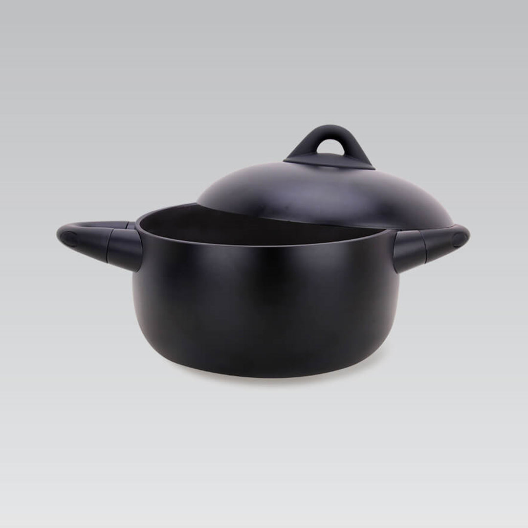 Maestro - Panela com tampa, Alumínio fundido robusto, Design ergonómico, Revestimento interior antiaderente, Base de indução (diâmetro - Ø 22 cm)