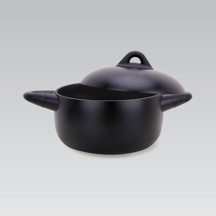 Maestro - Panela com tampa, Alumínio fundido robusto, Design ergonómico, Revestimento interior antiaderente, Base de indução (diâmetro - Ø 22 cm)