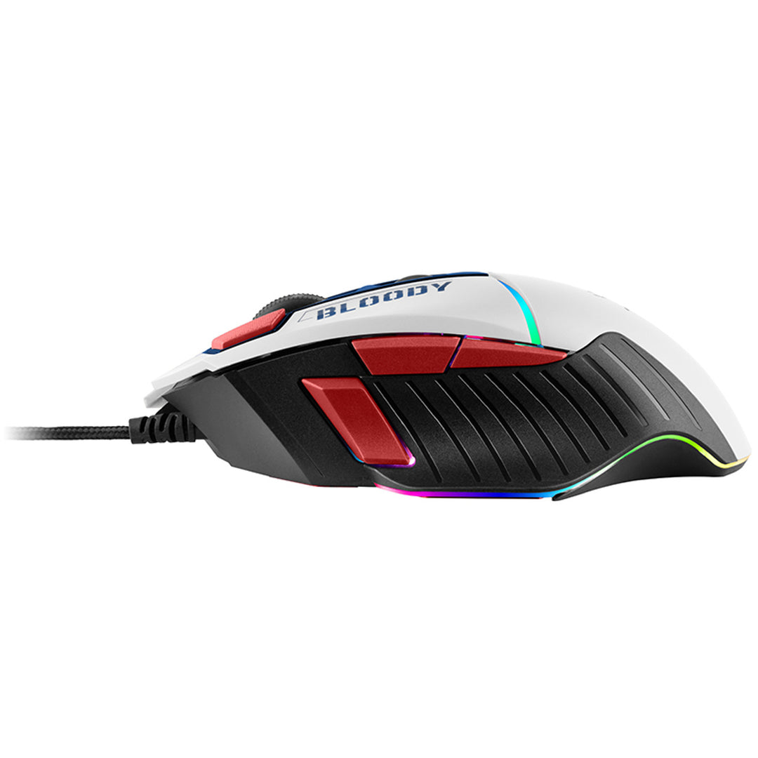 Rato desportivo USB para jogos A4TECH BLOODY W95Max azul-marinho