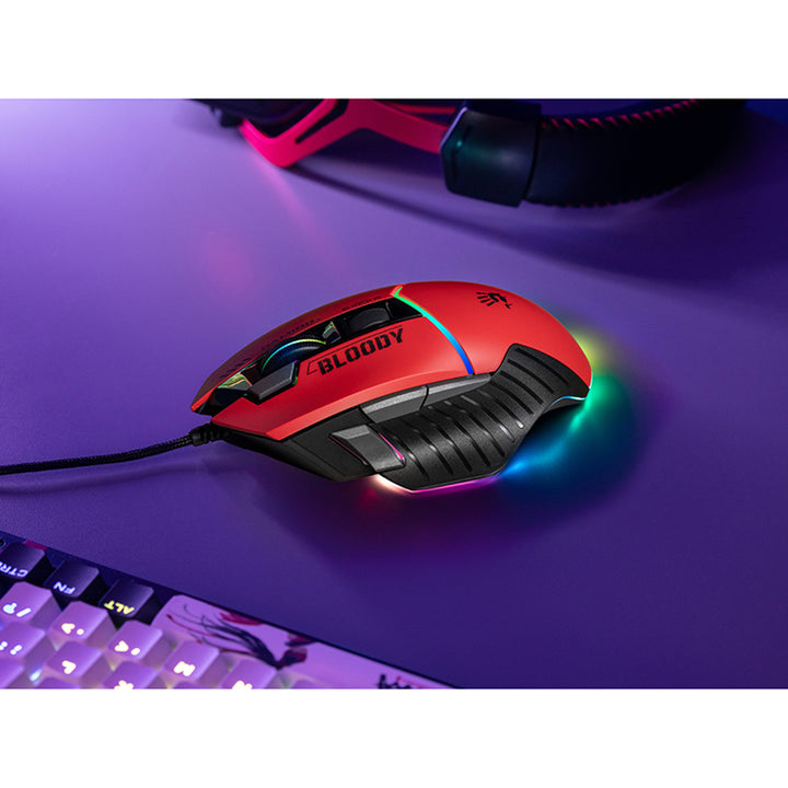 Rato gaming USB A4TECH BLOODY W95Max vermelho A4TMYS47257