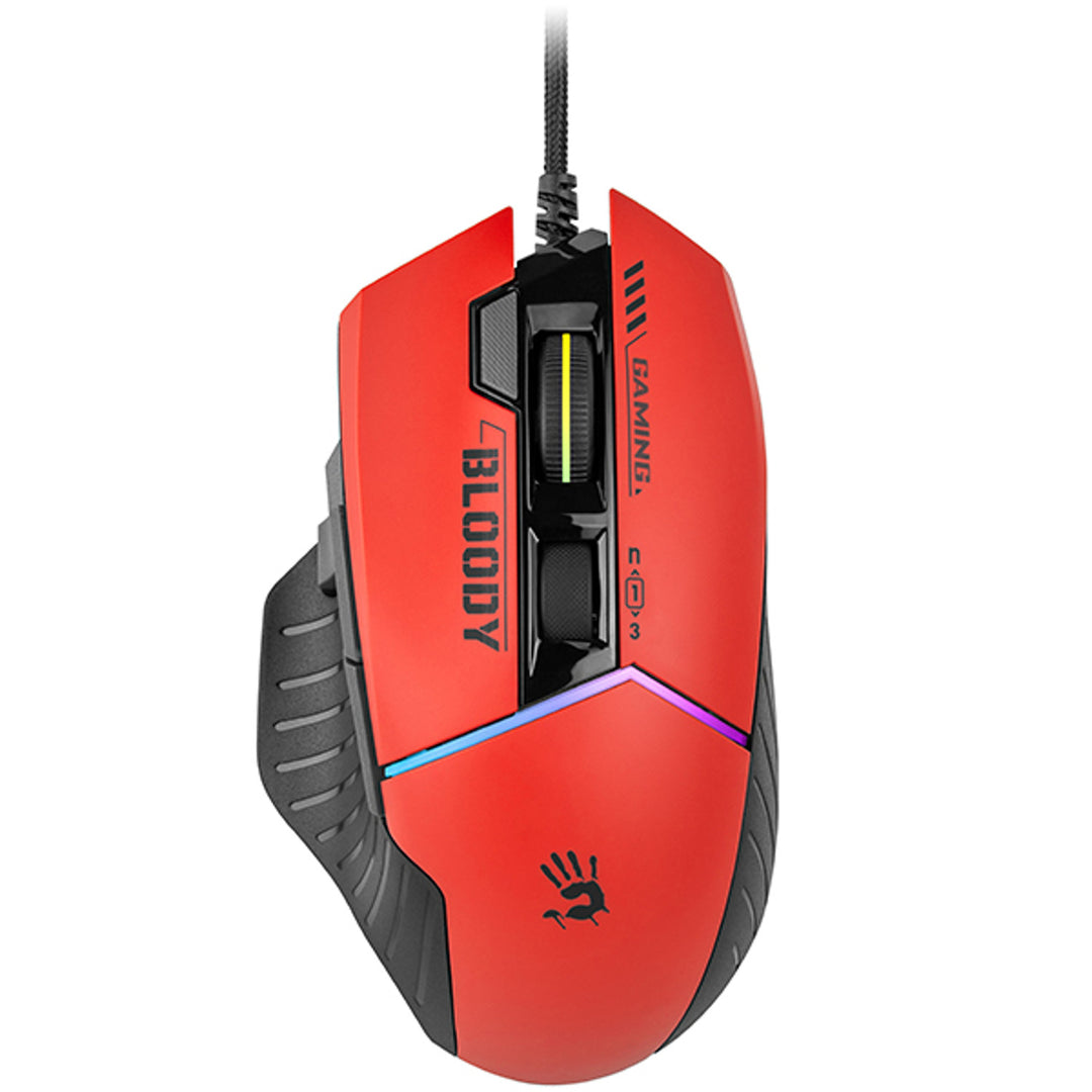 Rato gaming USB A4TECH BLOODY W95Max vermelho A4TMYS47257