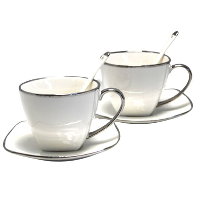 Serviço de chávenas de café em porcelana Queen Isabell W23SV60-06358