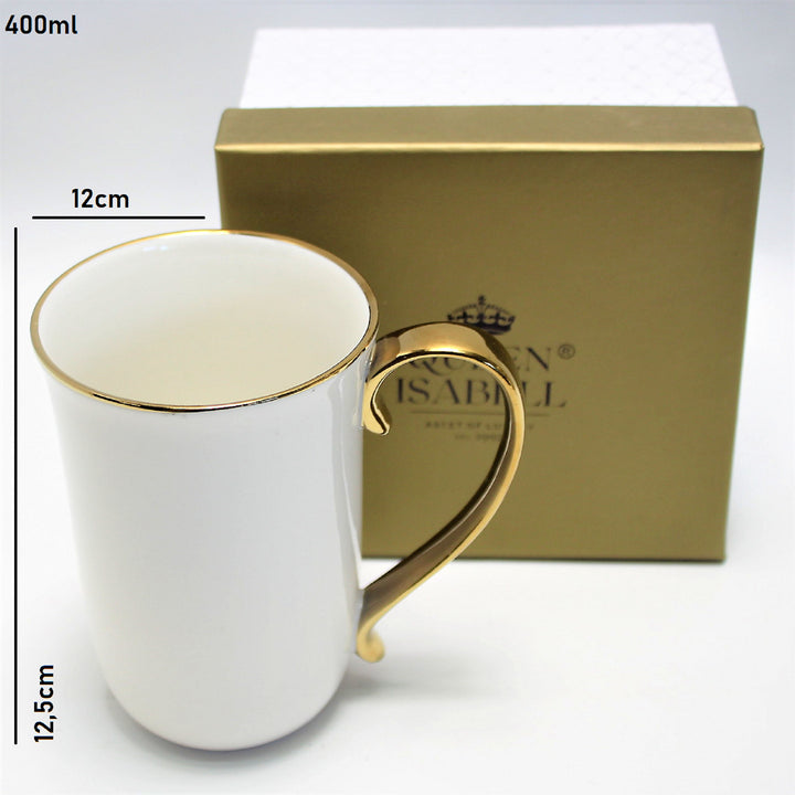 Caneca grande em porcelana Queen Isabell 400ml W23GD59-06426