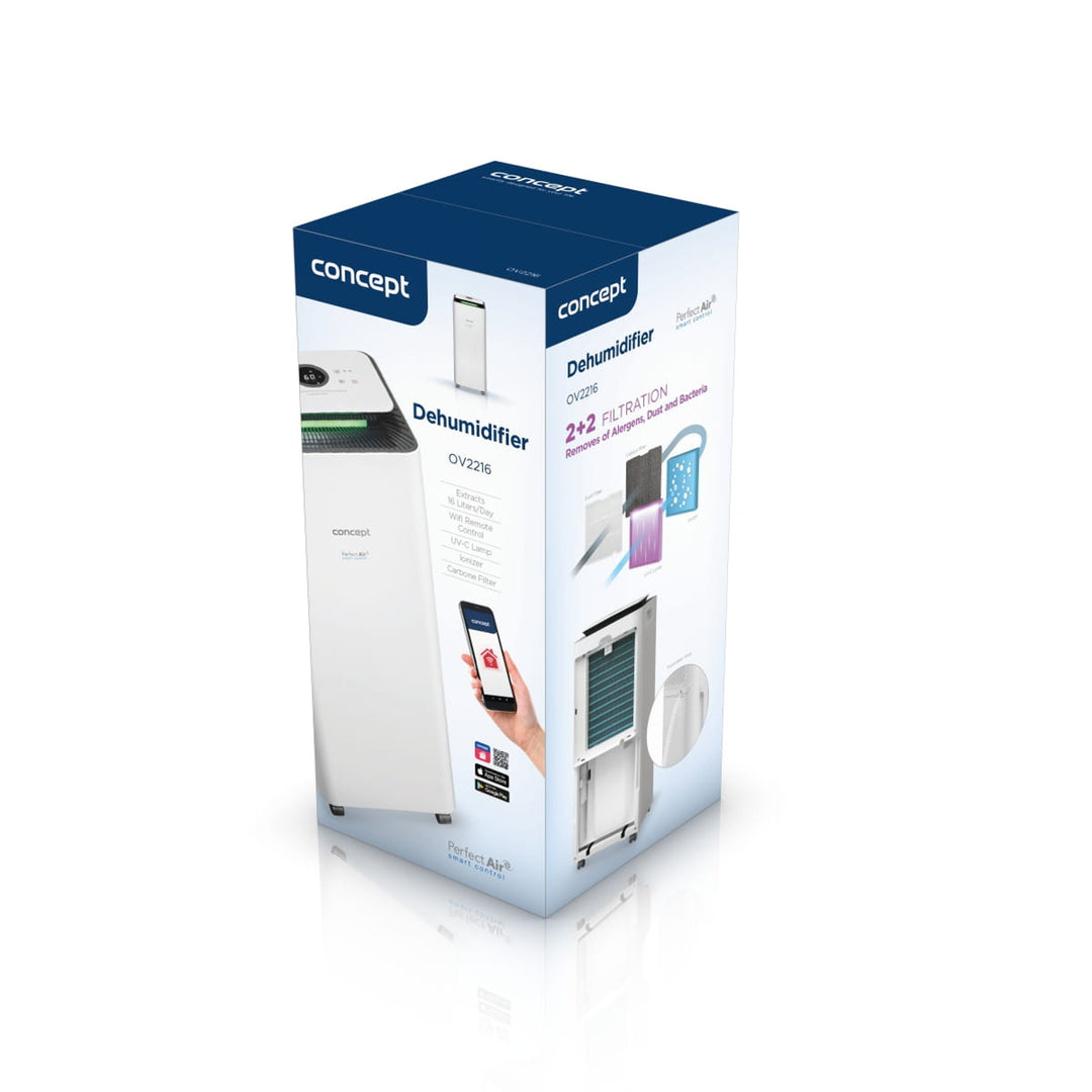 Desumidificador com purificador de ar Concept Smart Perfect Air OV2216