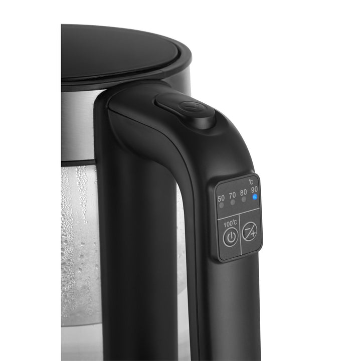 Chaleira elétrica em vidro Concept RK4067 1,7L com controlo de temperatura