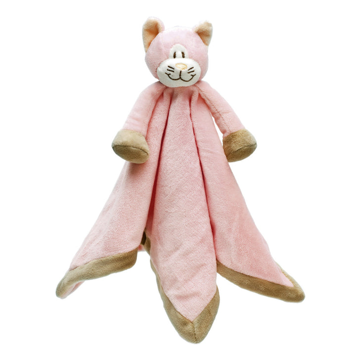 Manta de peluche Diinglisar, material suave, gato rosa, 35 cm, T-TED-01372 1