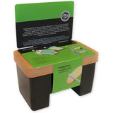 Prático sistema de manteiga inteligente com água, sem BPA, preto