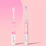 Escova de dentes sónica infantil SEAGO, rosa, 1xAA 1,5V (não incluída), 3 pontas de substituição, SG-977 rosa