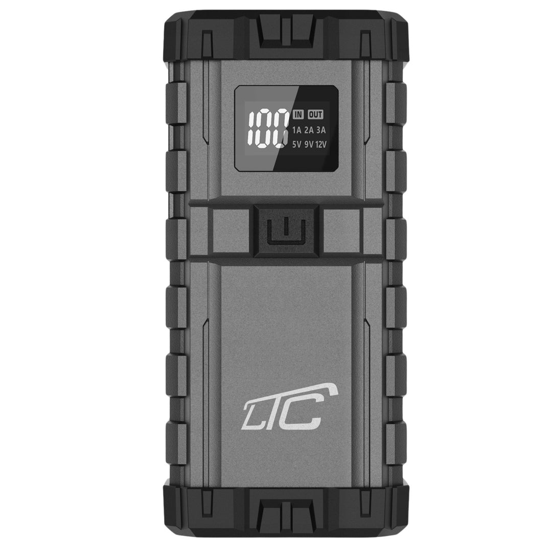 LTC JUMP STARTER LTC 24000MAH/2500A POWER BANK QC TIPO-C PD 65W/USB OUT 3A DC 12V.