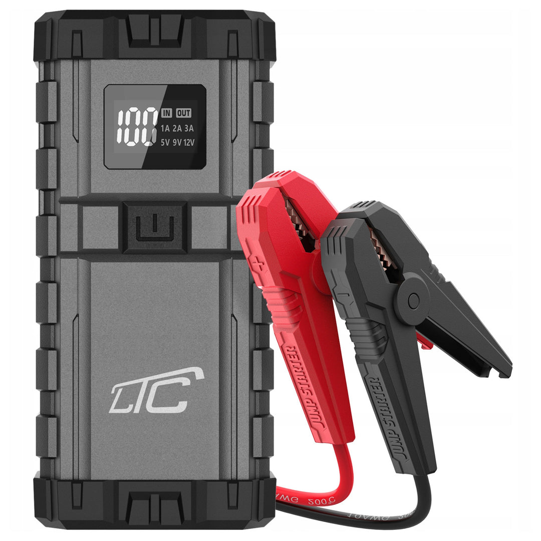 LTC JUMP STARTER LTC 24000MAH/2500A POWER BANK QC TIPO-C PD 65W/USB OUT 3A DC 12V.