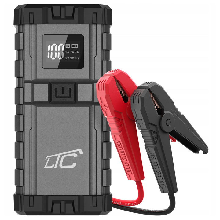 LTC JUMP STARTER LTC 24000MAH/2500A POWER BANK QC TIPO-C PD 65W/USB OUT 3A DC 12V.