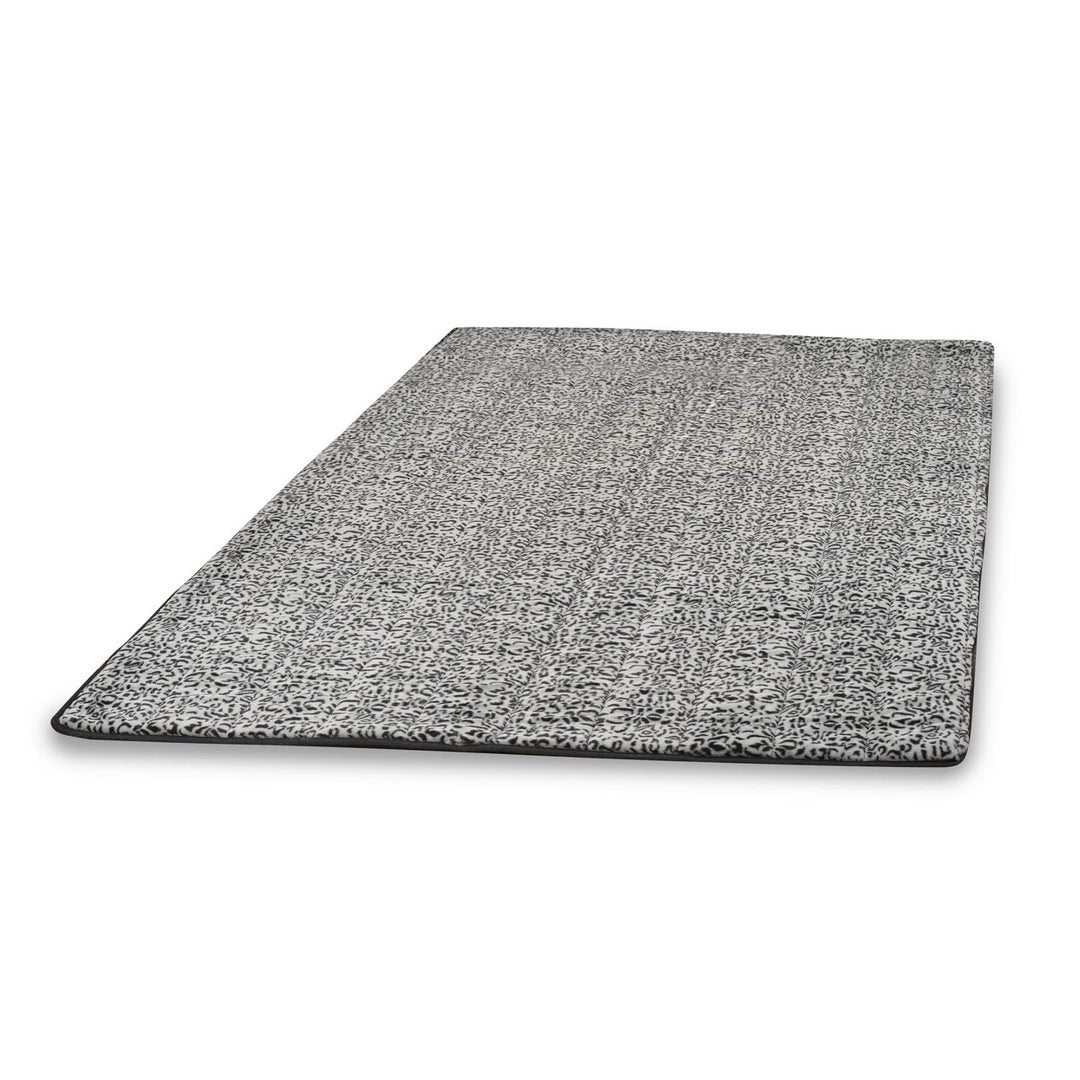 Tapete de pelúcia, imitação de pele de coelho, antiderrapante, 120 x 160 cm, padrão siberiano, DYWRAB120/160SYB