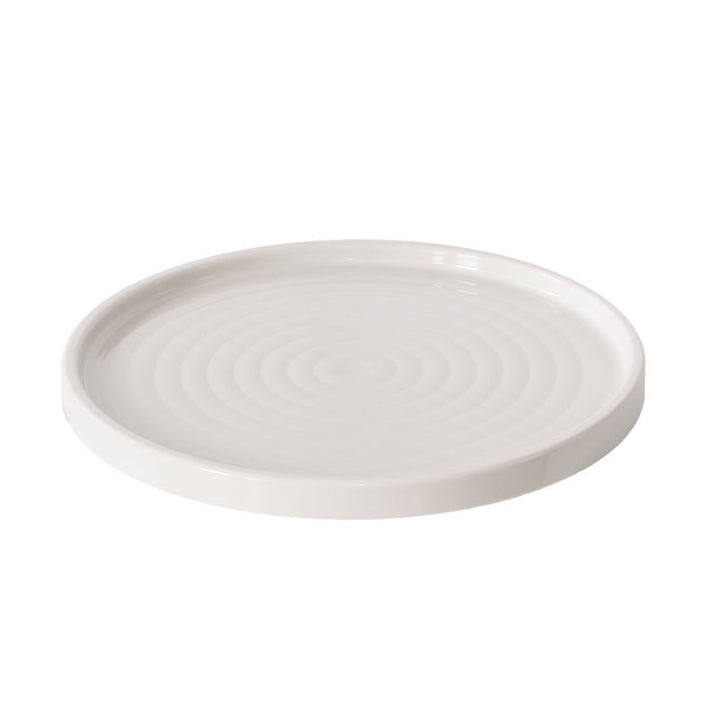 Mesa Branq, redonda, com cesto de arrumação, branca, Zen 1850