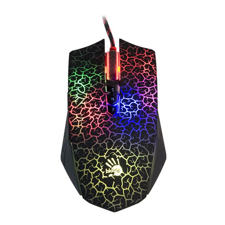 Rato Gamer A4TECH BLOODY, 6200 DPI, 8 Botões, Jogos, Blazing A70 On