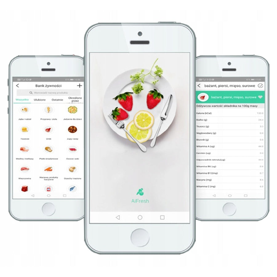 Balança de cozinha TECH-MED, balança de dieta, Bluetooth, 5 kg, HW-FIT022